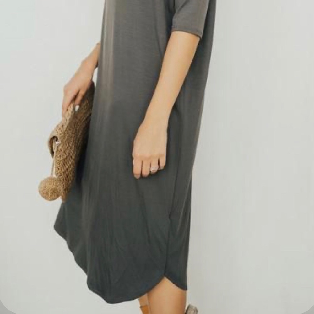CJLA Grey Midi Dress - M/L